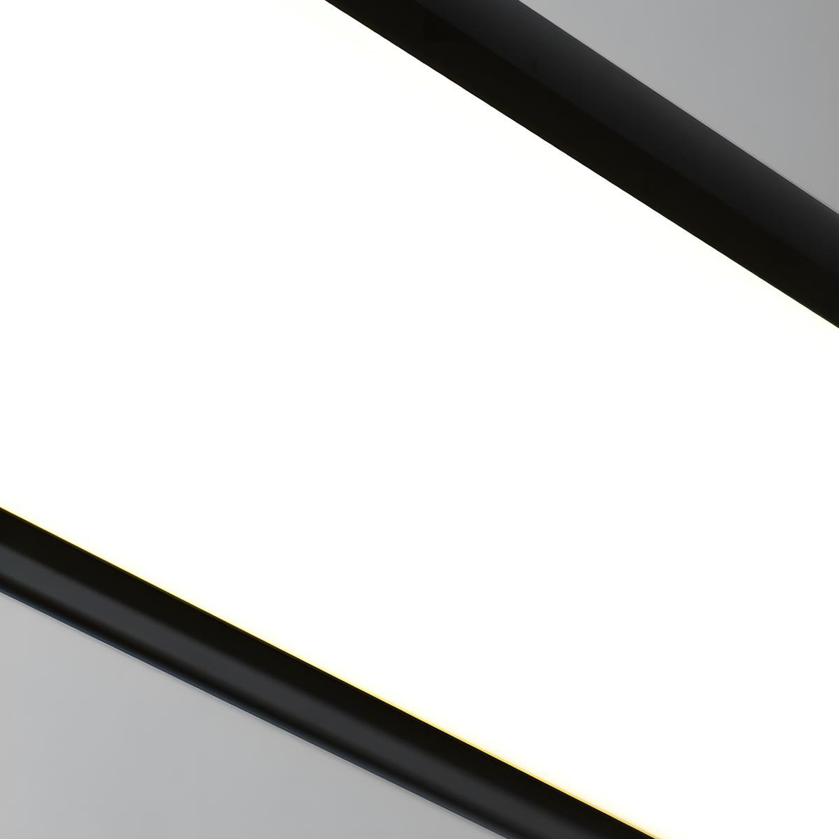 Linear outdoor wall light black LED strip IP65 waterproof, modern exterior porch light