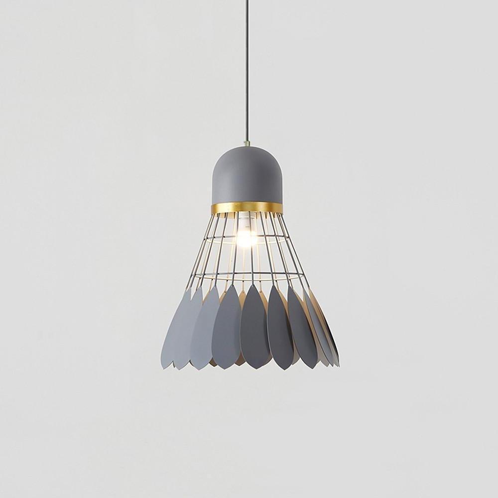 Industrial Pendant Light | Single Bulb, Metal, Geometric