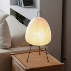 Onile Japanese Table Lamp - Minimalist Rice Paper - Warm Light